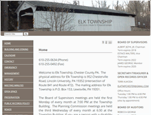 Tablet Screenshot of elktownship.org